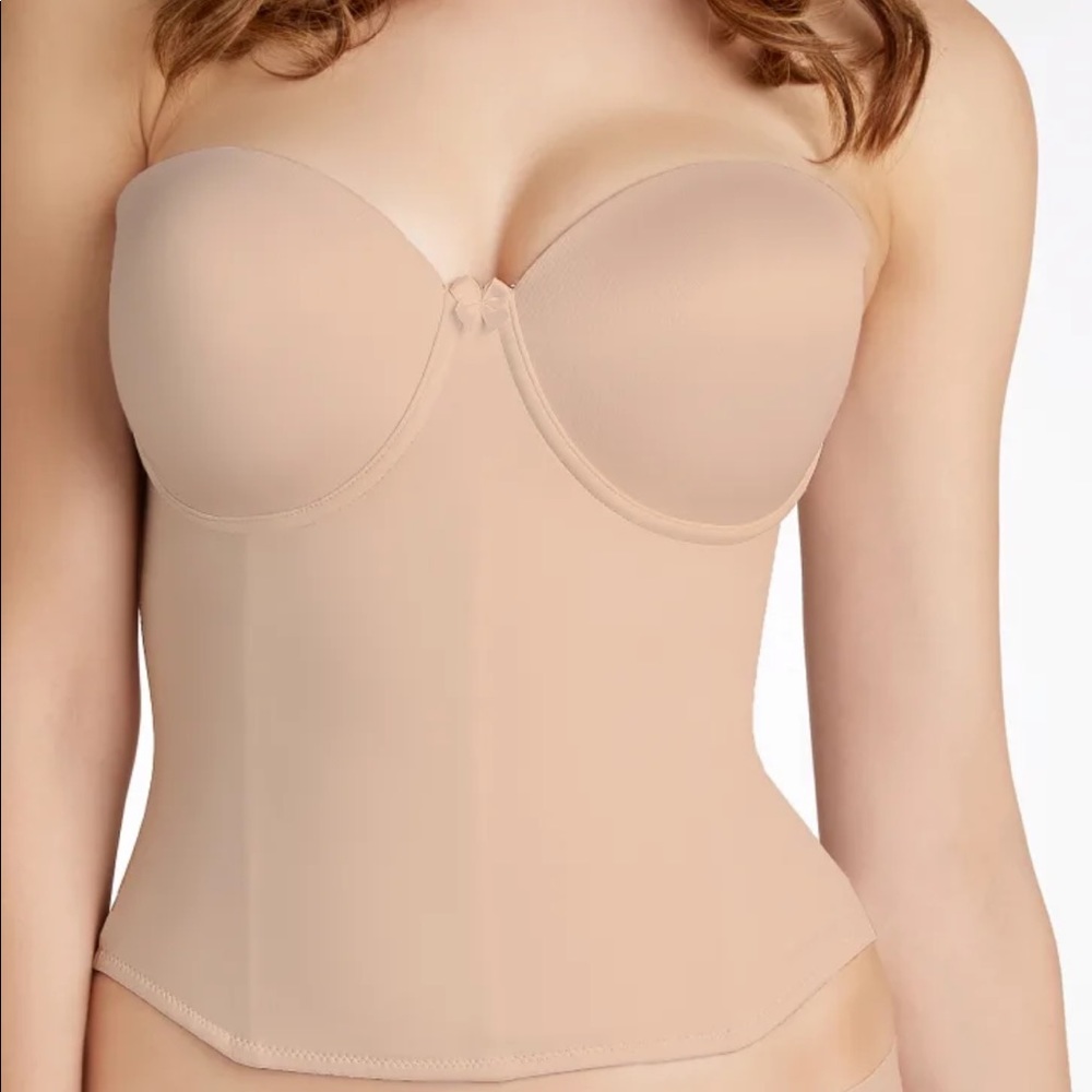 Va Bien Strapless low back bustier